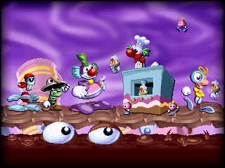 The Clown Chef serving ice creams in version 1.1.0 of the ending.