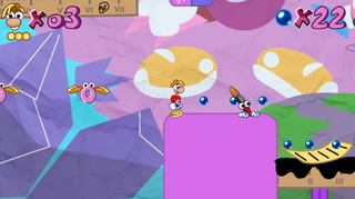 Rayman encounters a Li'l Brush in the second level of the Largest Picture.