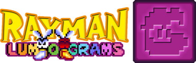 Early logo from the concept trailer (side version).