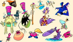 Character redesigns from 2021