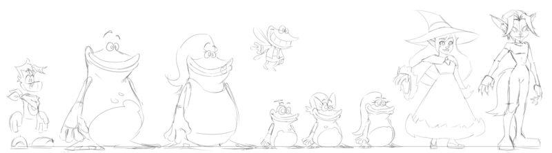 File:Rayman Unlimbited-Character Design Line-up.png
